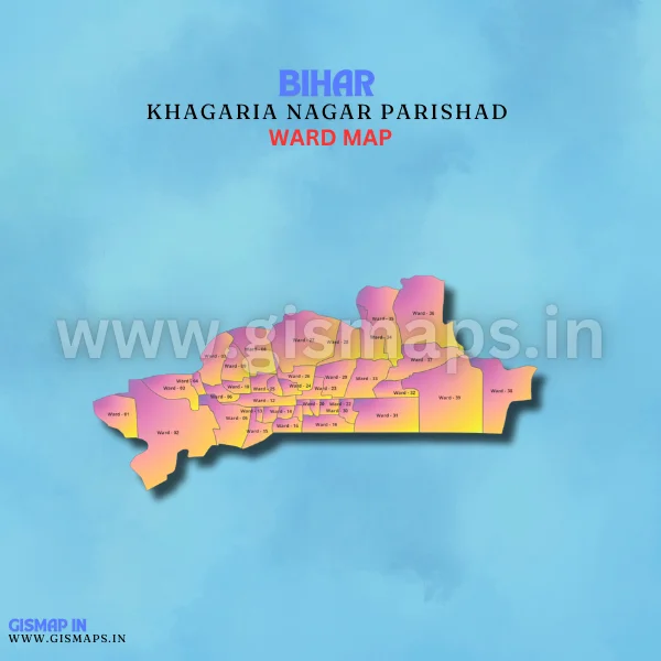 Khagaria Nagar Parishad Ward Map